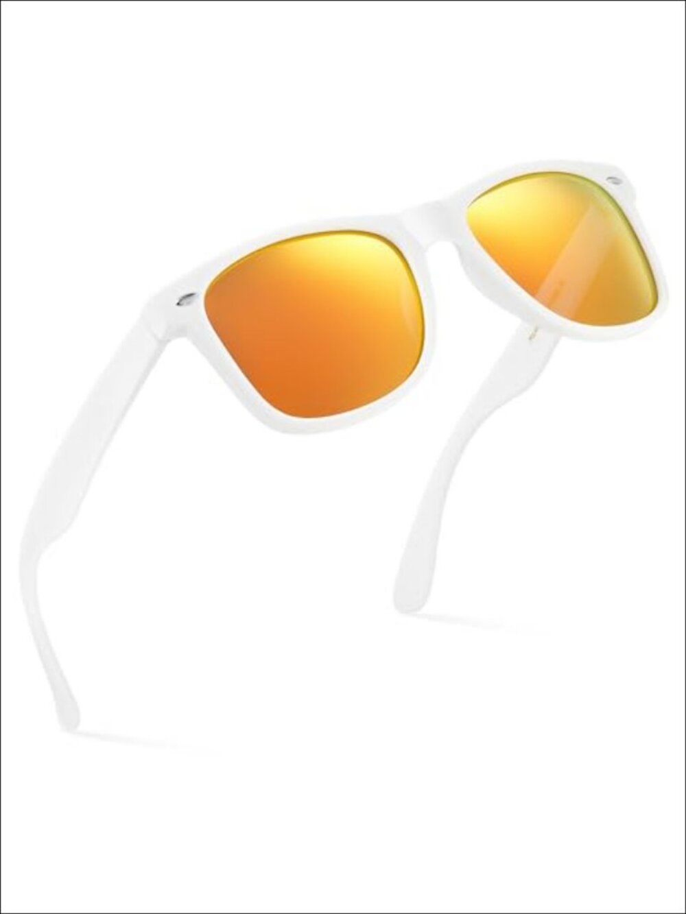 Polarized UV400 Square Sunglasses Unisex Full Frame Retro